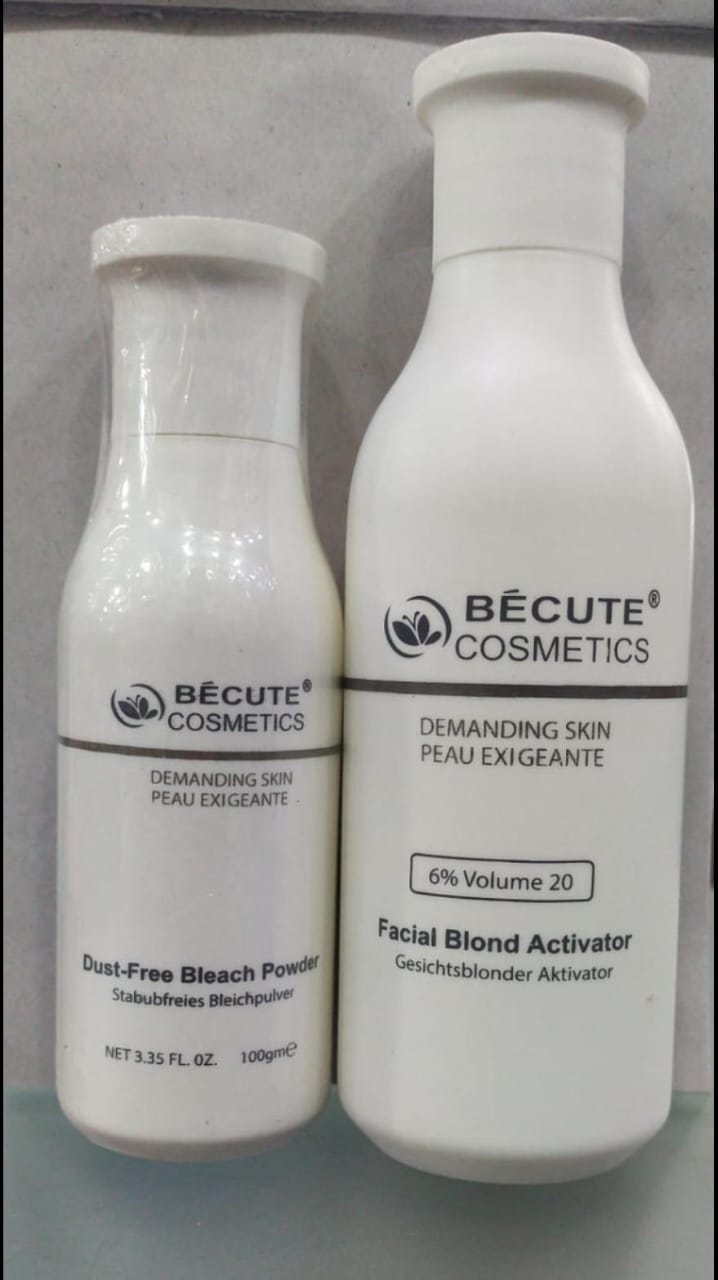 Becute skin polish set - Becute Bleach Powder & Facial Blonde Activator Rs 261