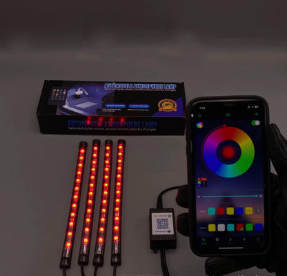 ATMOSPHERE LIGHTS FOR BIKE (125,CD70) BLUETOOTH CONNECTION WITH MOBILE