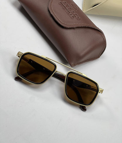 Luxury Square Black Sunglasses – UV400 Premium Eyewear