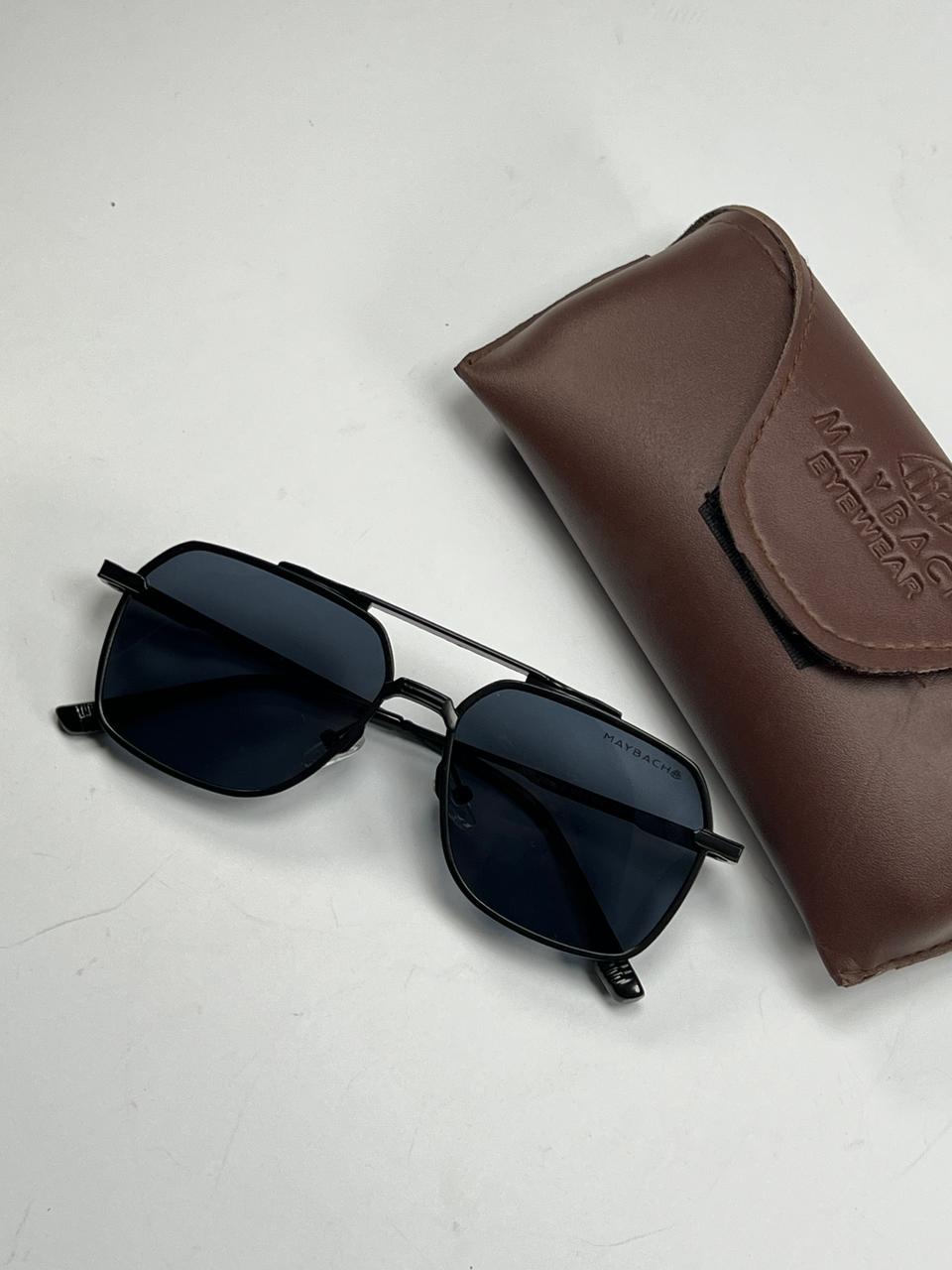 Luxury Square Black Sunglasses – UV400 Premium Eyewear