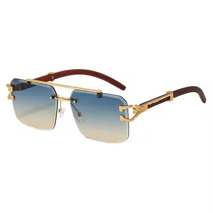 Cartier Wooden Panther Gold Shades