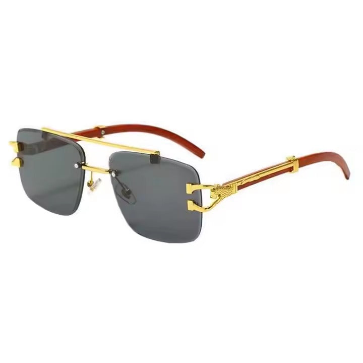 Cartier Wooden Panther Gold Shades