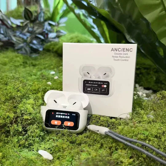 A9 Pro Touch Screen Display Anc Wireless Earbuds