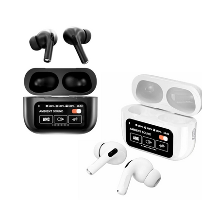 A9 Pro Touch Screen Display Anc Wireless Earbuds