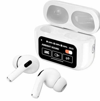 A9 Pro Touch Screen Display Anc Wireless Earbuds