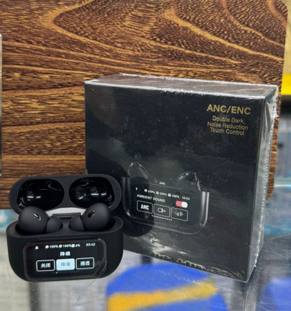 A9 Pro Touch Screen Display Anc Wireless Earbuds