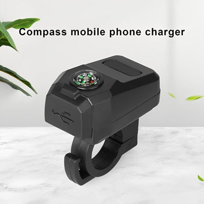 Motorcycle Usb Charger With Compass –
