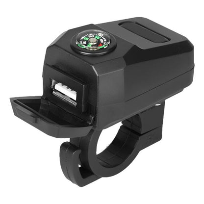 Motorcycle Usb Charger With Compass –